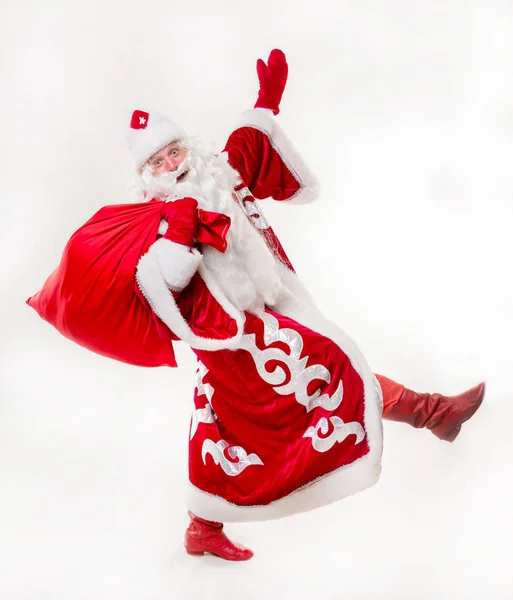 Babbo Natale con regali — Foto Stock