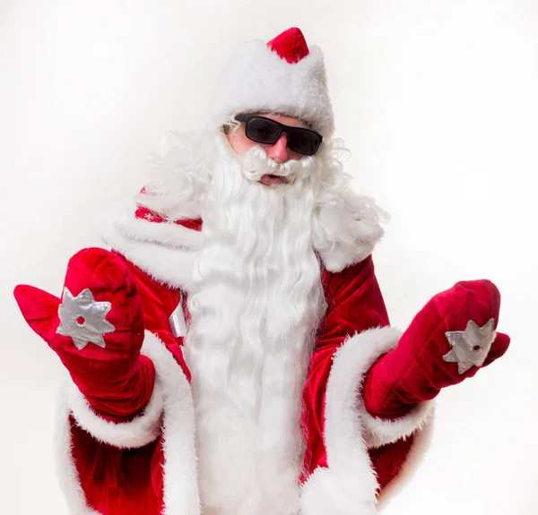 Babbo Natale in occhiali da sole — Foto Stock