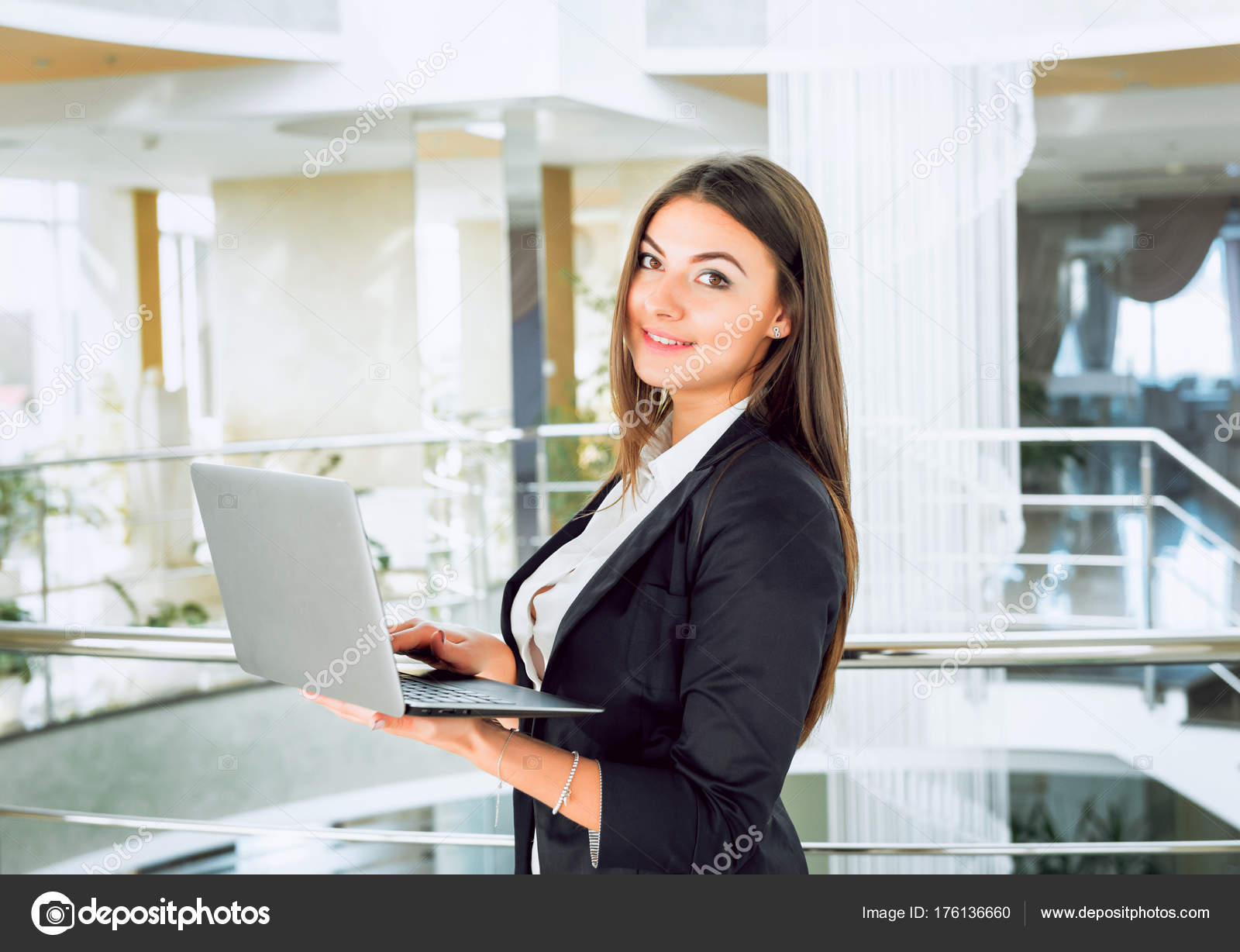 Business Woman Office Worker Stock Photo by ©Romaset 176136660