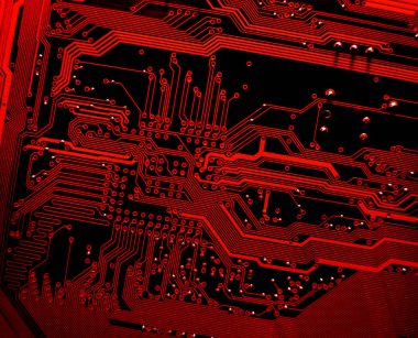 Elektrik donatımı. Microcircuit dokusu.
