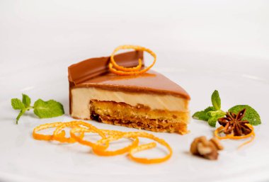 Lezzetli pasta yakın çekim.