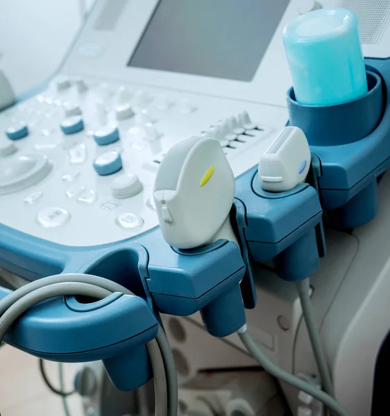 Apparecchiature Ultrasuoni Diagnostica Sonografia — Foto Stock