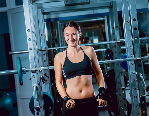 Jonge Sportieve Vrouw Gym — Stockfoto