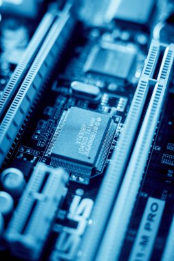 Elektrik donatımı. Microcircuit dokusu.