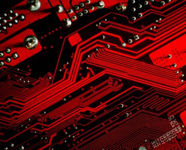 Elektrik donatımı. Microcircuit dokusu.