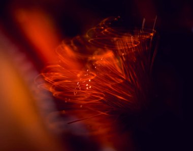 Elektrik donatımı. Kablo yakın çekim. 