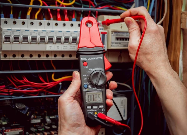 Equipo Eléctrico Probador Las Manos — Foto de Stock