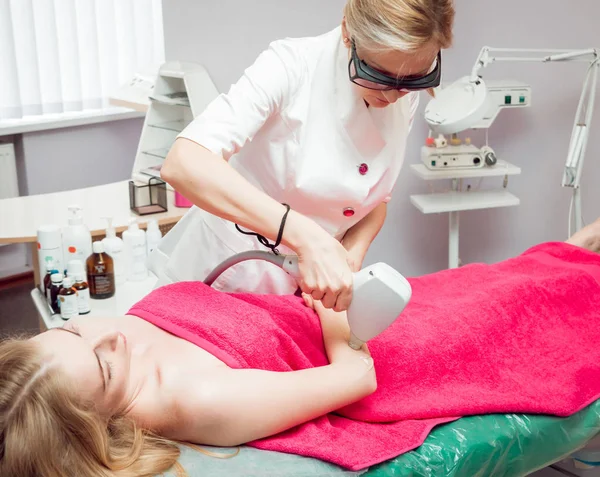 Laser hair removal. Cosmetic medicine.