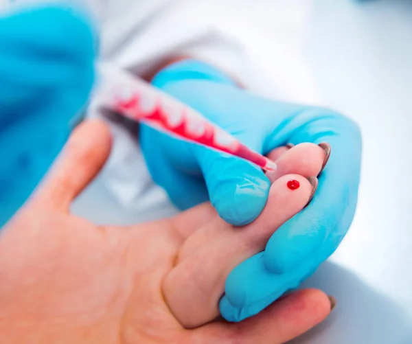 Equipo Médico Análisis Sangre — Foto de Stock