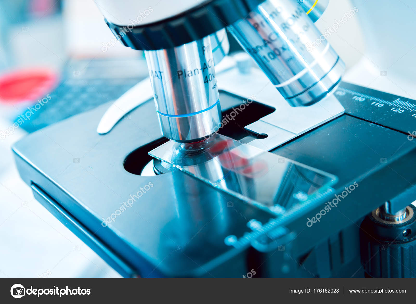 Medical Equipment Laboratory Microscope Stock Photo by ©Romaset 176162028