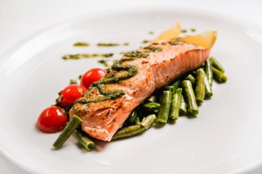 Yakın Somon Balık.