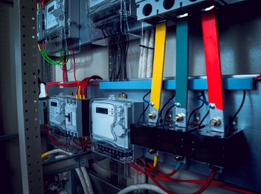 Elektrik teçhizatı. Arkaplan ve doku.