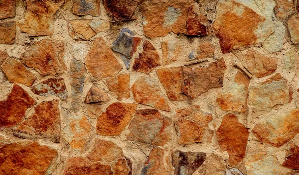 Tekstura Zbliżenie Kamiennego Muru — Zdjęcie stockowe