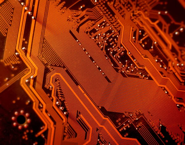 Matériel Électrique Texture Microcircuit — Photo