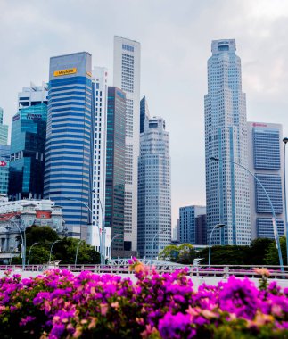 Singapur - 12 Mart: Şehir Merkezi.