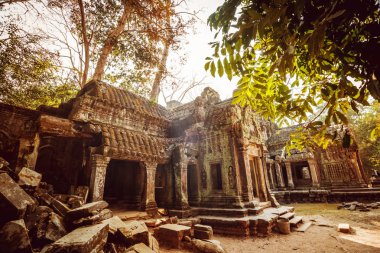 Kamboçya. Angkor Wat - Mart 14/2016: Angkor Wat Tapınağı.