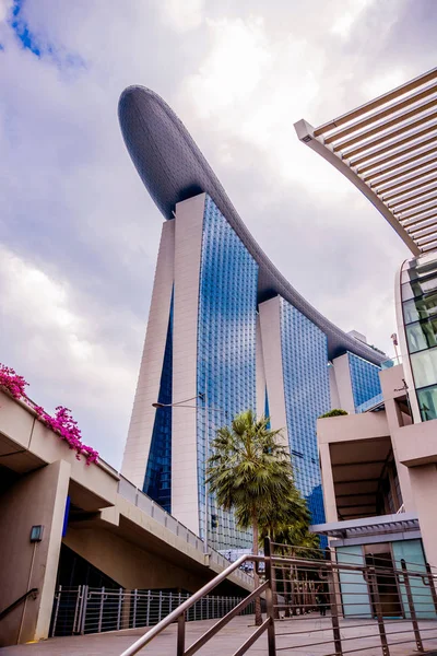 Singapore March View Hotel City Center Singapore Marina Bay Sands — Stock Photo, Image