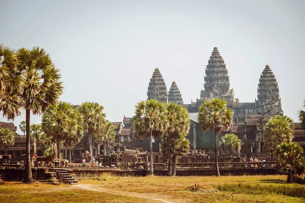 Камбоджа Angkor Wat Март 2016 Храм Ангкор Ват — стоковое фото