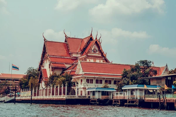 Tailandia Bangkok Marzo 2016 Vista Los Templos Bangkok Marzo 2016 — Foto de Stock