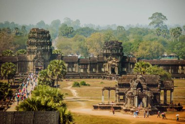 Kamboçya. Angkor Wat - Mart 14/2016: Angkor Wat Tapınağı.