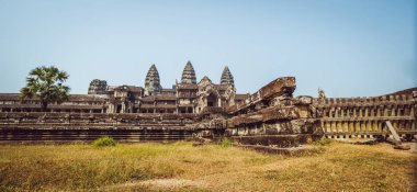 Kamboçya. Angkor Wat - Mart 14/2016: Angkor Wat Tapınağı.