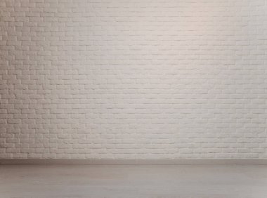 Büyük boş duvara. Arka plan. İç