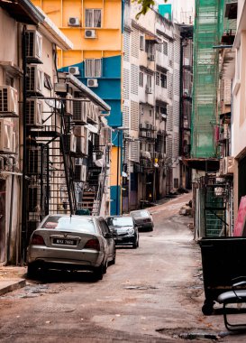 Malezya. Kuala Lumpur - 20/2016 Mart: Merkez sokaklarda Kuala Lumpur görünümünü.