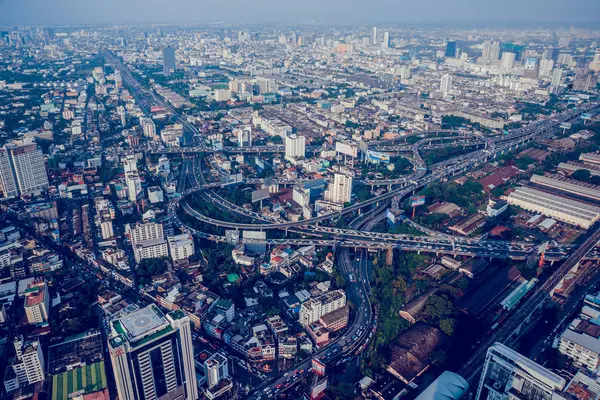 Tayland Bangkok Mart 2016 Merkez Sokaklarda Bangkok Görünümünü Mart 2016 — Stok fotoğraf