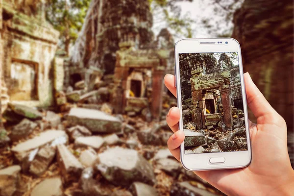 Cambodia Angkor Wat March 2016 Panoramic View Angkor Wat Temple — Stock Photo, Image