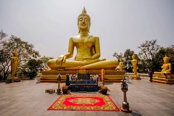 Tailandia Bangkok Marzo 2016 Vista Los Templos Bangkok Marzo 2016 — Foto de Stock