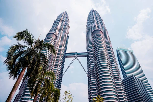 Kuala Lumpur 2015 March Twin Towers Petronas — Φωτογραφία Αρχείου