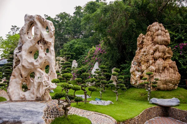 Beautiful Asian Landscape Traditional Architecture Garden Design — Stock Photo, Image