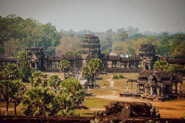 Kamboçya. Angkor Wat - Mart 14/2016: Angkor Wat Tapınağı.