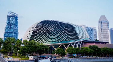 Singapur - 12 Mart: Şehir merkezinde. Singapur