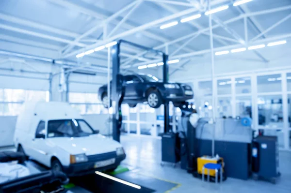 Oto tamir servisi arka plan bulanık