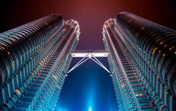 Kuala Lumpur 2015 March Twin Towers Petronas — Stock Fotó