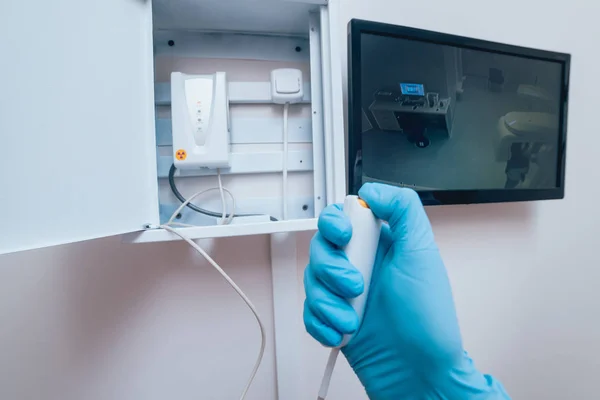 Equipamento Radiografia Panorâmica Dentária Clínica Odontológica — Fotografia de Stock