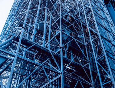 Modern silolar Tahıl hasat depolamak için. Tarım. 