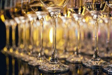 Satır gözlük Restoran şarap