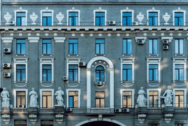 Tarihi bina cephe. Cental Europe stili.