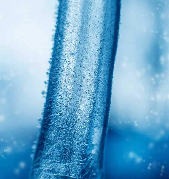 Icicle Close Beautiful Background Macro — Stock Photo, Image