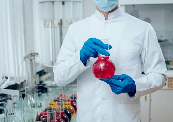 Técnico Científico Trabajo Laboratorio — Foto de Stock