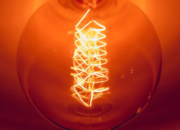 Loft Pendant Lamp Edison Light Bulb — Stock Photo, Image