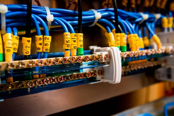 Voltage Switchboard Circuit Breakers — Stock Photo, Image