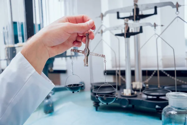 Técnico Científico Trabajando Laboratorio Formación Médica — Foto de Stock