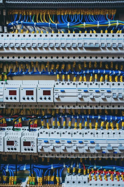 Voltage Switchboard Circuit Breakers — Stock Photo, Image