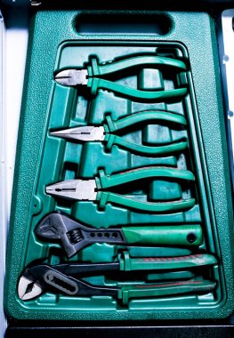 Otomatik tamir servis araçlarında. Yakın çekim