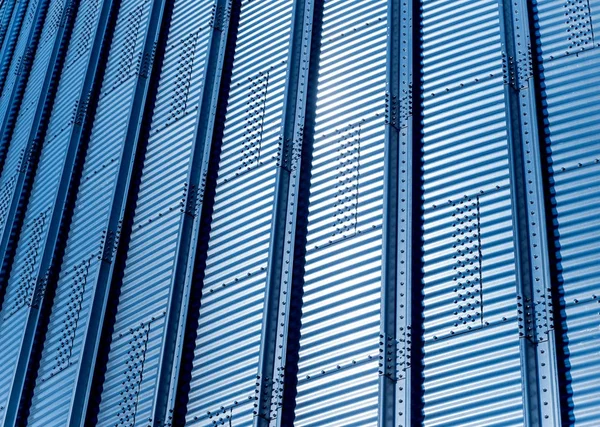 Texture of modern silos for storing grain harvest. Agriculture.