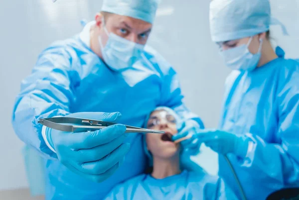 Tratamento Perda Dentária Tecnologias Dentárias Modernas — Fotografia de Stock