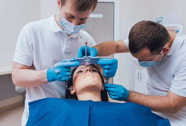 Instalação Laço Facial Diagnóstico Funcional Tecnologia Moderna — Fotografia de Stock